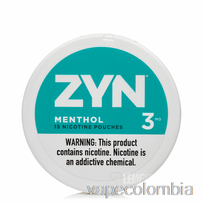Vape Kit Completo Zyn Bolsas De Nicotina - Mentol 3 Mg